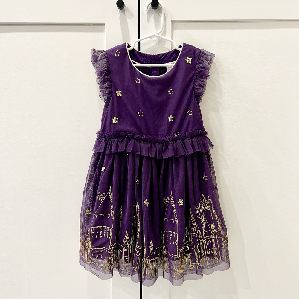 Mini Boden Harry Potter Collection Hogwarts Enchanted Tulle Dress 5-6T